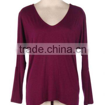 CUTOUT BACK POCKET DETAIL BLOUSE