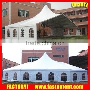 Strong Aluminium High Peak Canopy Party Tent Installing in Fastup Tent