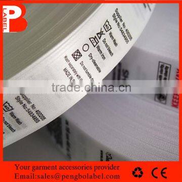 factory supply plain clothing labels garment clothing transfer label