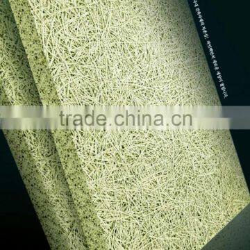 Wood fiber cement board heat resistant acoustic insulation material