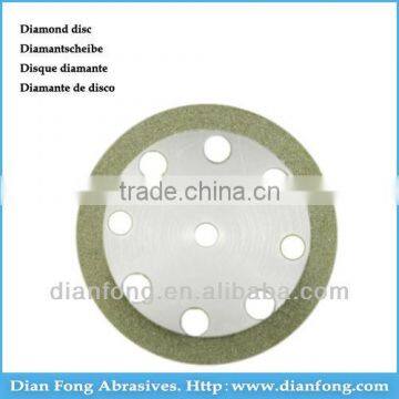 B19D20 19mm Flexible Miniature Perforated Dental Edge Coated Diamond Disc Diamond Wheels