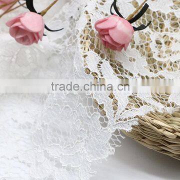 2016 HOT 100% NYLON LACE FABRIC FOR WEDDING DRESS