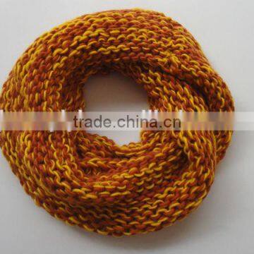 Hot sale 100% acrylic women's mixcolour Knitted Loop