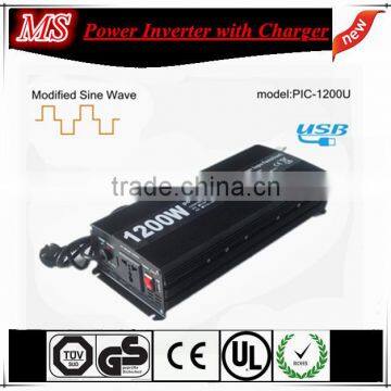 1200W ups function power inverter with charger on hot sale