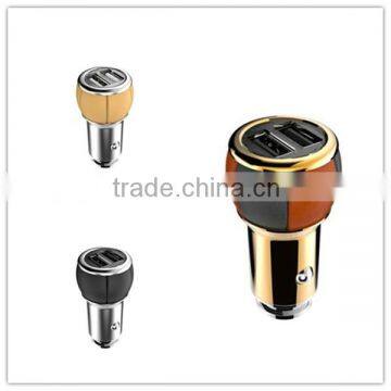 2 Port Universal Mobile Phone Charger 2016 New Highspeed 2.4A USB Car Charger