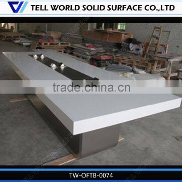 Exclusive meeting table/upmarket office furniture/artificial stone meeting table