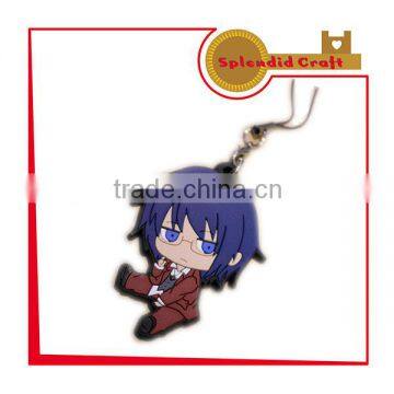 Japanese cartoon soft PVC mobile chain
