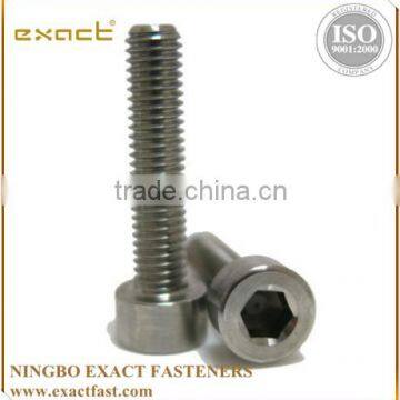 good quality manufacturer carbon steel DIN912 grade 4.8/8.8/10.9 zinc/black/plain hex socket screw