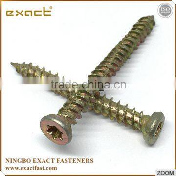 Zinc White Zinc Yellow Small Head Torx Recess Concrete Screw photo-3