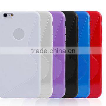 S Line Matte Soft TPU Case For iphone 6 4.7"/iphone 6 Plus 5.5"