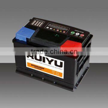 55530 12V 55ah maintenance free auto/car battery for hot sale!