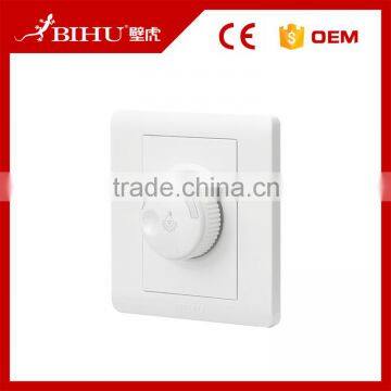 Superior quality BIHU White fire resistance PC material electrical light dimmer switch