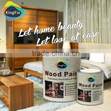 Trade assurance PU matt white topcoat wood furniture paint for bamboo furniture