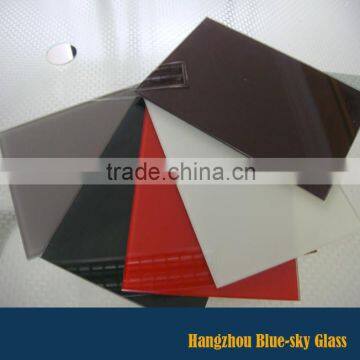 silk printing glass made by chinese supperior supplier blue sky