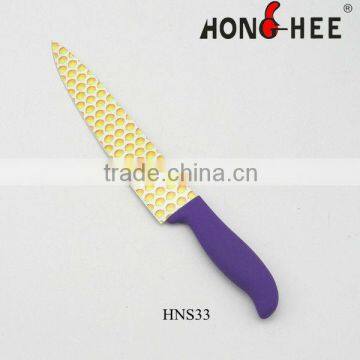 Deluxe Non-stick Chef Knife Blade With Patten