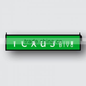 road sign plate/led shower panel