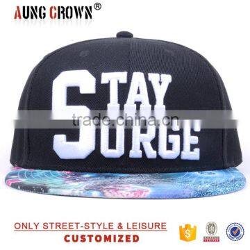Fashional Printed Hat,acrylic Hat Snapbacks,galaxy Brim Snapback Hats photo-2