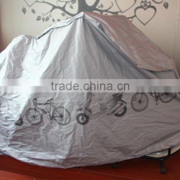 Kingbike-20160808 Gray Polyester Bicycle Cover