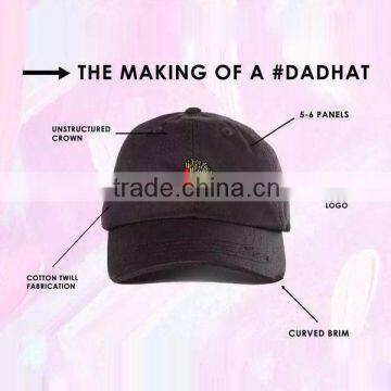2016 Fashion Custom 6 Panel Unstructured Crown Sport Baseball Dad Hat Quality Choice Most Popular photo-2