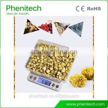 LCD display electronic digital kitchen weighing scales for fruits and food