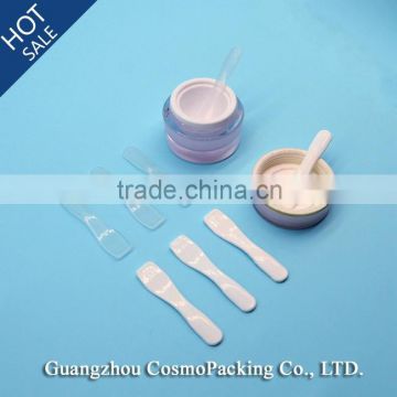 skin creams, plastic cosmetic scoop, spoon scoop