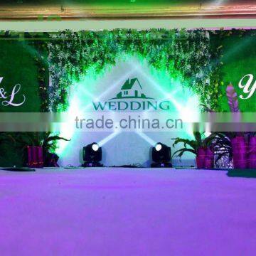 Wedding Stage Backdrop Decoration Artficial Plant Design For Wedding Decoration