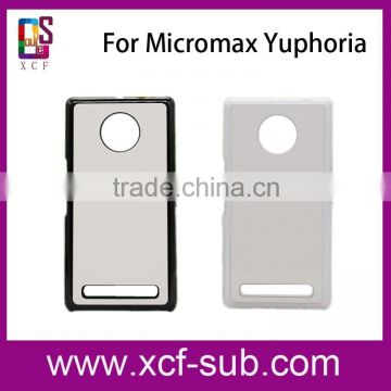 New Styles 2 In 1 PC+ Aluminum Sheet Sublimation Case for Micromax Yu Yuphoria