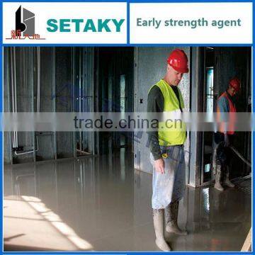 high performance early strength agent for cement based self-leveling compound