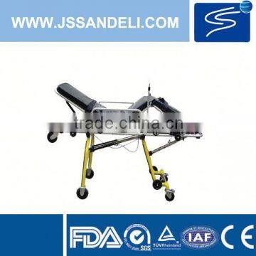 stainless steel hospital medical trolley medical stretcher