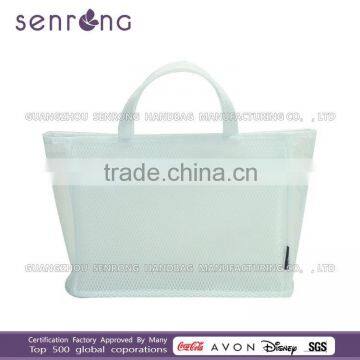 printed polyester cosmetic bag