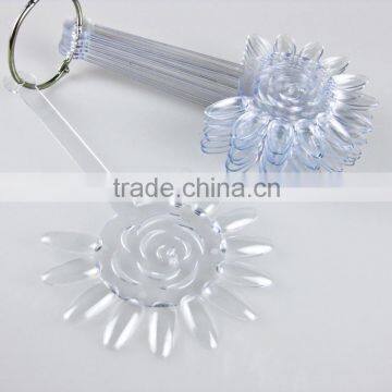 120 Color Chart Nail Polish Display Color Chart False Palette Practice Clear/White photo-6