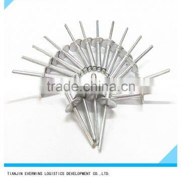 Large flange head blind rivets