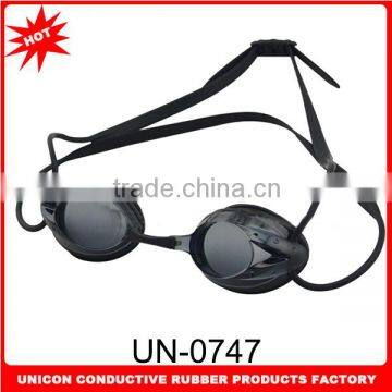 2014 Newest anti-fog waterproof silicone rubber swimming goggles with variouis design and perfect uv protection swim goggles