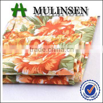 Shaoxing Mulinsen high weight 16s floral woven viscose fabric