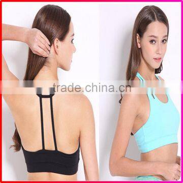 Fashion Seamless Sports Sexy Woman Yoga Bra Tops