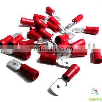 RED MALE TAB 6.3mm PUSH ON CONNECTORS, ELECTRICAL TERMINALS AUTO WIRING RM63VR