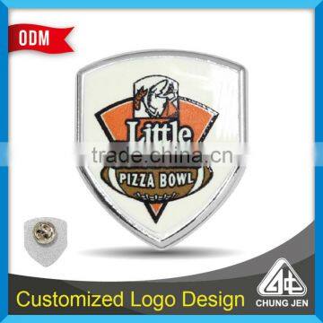 Advertising digital printed lapel badge for sport games