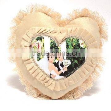 heart shape blank sublimation pillow cases