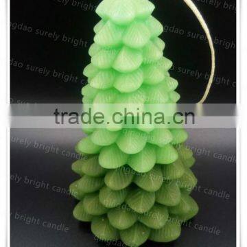 christmas tree shape candles