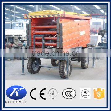 500kg mobile hydraulic scissor lift trolley