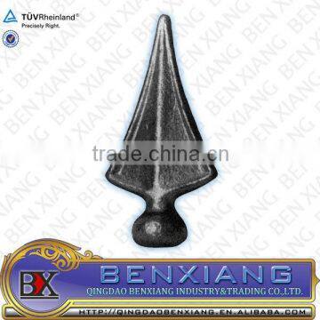 decorative wrought iron fence forged spear points