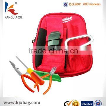 Red classical waist pouch bag tool bag for iphone