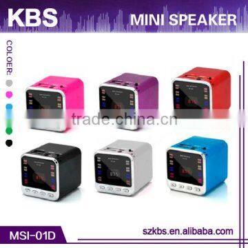 2014 New Design Usb Speakers For Laptop With LED Light And LED Display