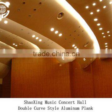 aluminium quadate panel/strip ceiling tiles