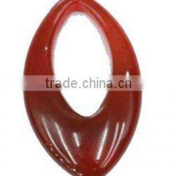 40x25mm marquise hoolow red agate for earring and pendant