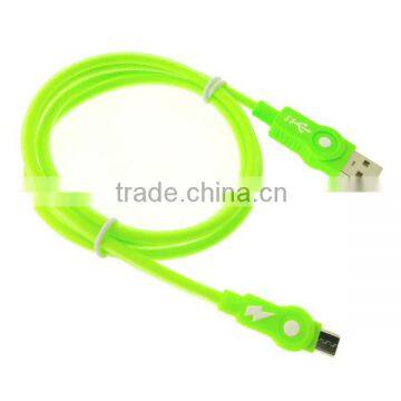 Hot Selling Colorful Micro Braided USB Cable With Aluminum Case for Mobilephone photo-3