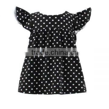 The latest fashions children's boutique clothing polka dots baby girls dress princess dress