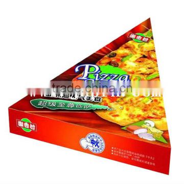 triangular small custom corrugated paper box for pizza