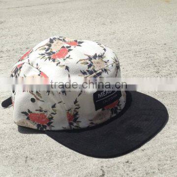 wholesale custom hawaii floral printing snapback hat