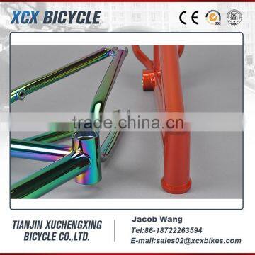 Customed chromoly BMX freestyle bike frame
